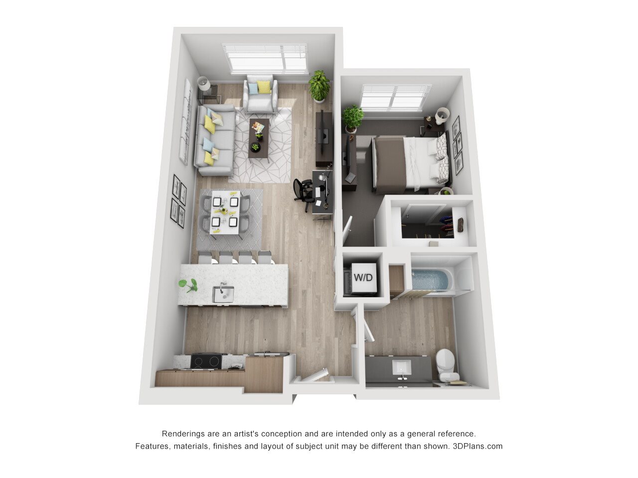 Anthology_Unit E 3D Floor Plan Anthology_Unit E 3D Floor Plan